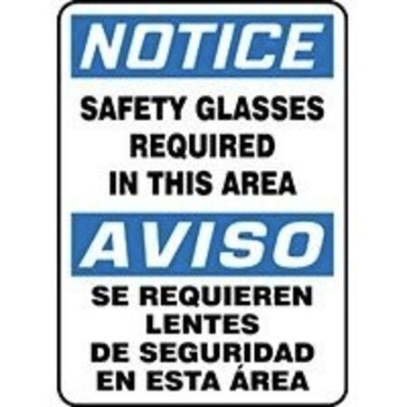 Accuform BILINGUAL OSHA NOTICE Safety Sign SBMPPA801XL SBMPPA801XL